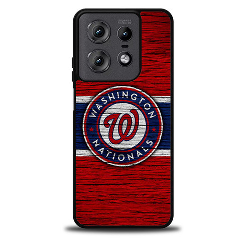 Washington Nationals Wooden Pattern Motorola Moto Edge 5G 2025 Case