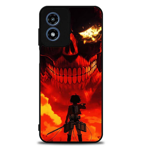 Attack on Titan Mikasa Vs Titan Motorola Moto G Play 2024 Case