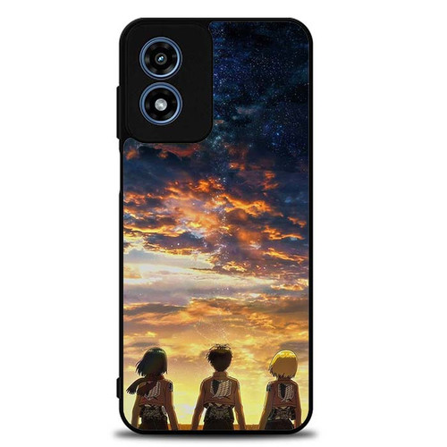 Attack on Titan Trio Motorola Moto G Play 2024 Case
