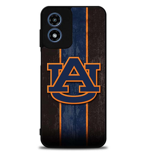 Auburn Tigers Wooden Pattern Motorola Moto G Play 2024 Case