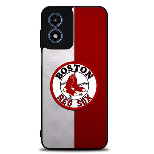 Boston Red Sox Crimson Grid Motorola Moto G Play 2024 Case