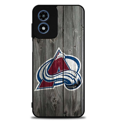 Colorado Avalanche Wooden Pattern Motorola Moto G Play 2024 Case