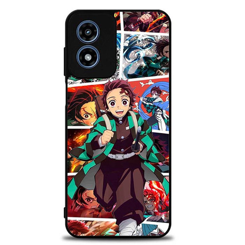 Demon Slayer Tanjiro The Relentless Blade Motorola Moto G Play 2024 Case