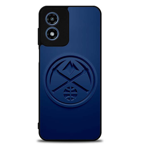 Denver Nuggets Logo Dark Blue Motorola Moto G Play 2024 Case