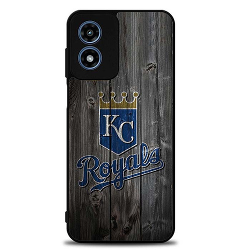 Kansas City Royals Wooden Pattern Motorola Moto G Play 2024 Case