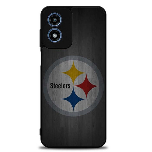 Pittsburgh Steelers Wooden Pattern Motorola Moto G Play 2024 Case
