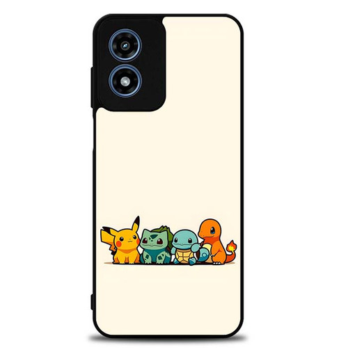 Pokemon Pikachu Bulbasaur Squirtle Charmander Motorola Moto G Play 2024 Case
