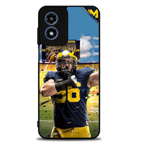 Ryan Glasgow Michigan Wolverines Motorola Moto G Play 2024 Case