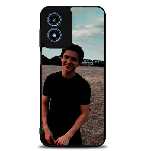 Tom Holland Nostalgic Picture Motorola Moto G Play 2024 Case