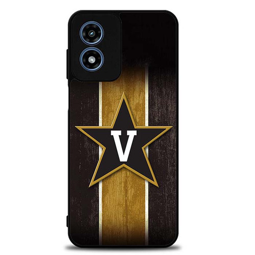 Vanderbilt Commodores Wooden Pattern Motorola Moto G Play 2024 Case