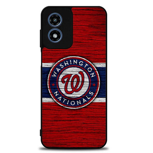 Washington Nationals Wooden Pattern Motorola Moto G Play 2024 Case