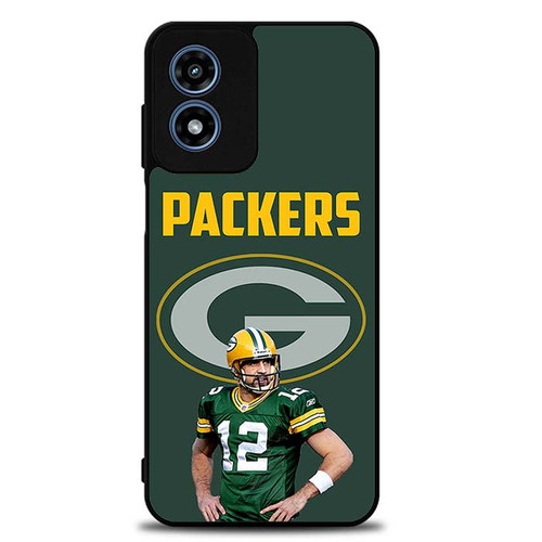 Green Bay Packers Aaron Rodgers Motorola Moto G Play 2024 Case