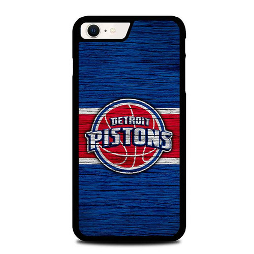 Detroit Pistons Wooden Pattern 02 iPhone SE 2022 Case