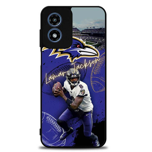 Lamar Jackson Baltimore Ravens Motorola Moto G Play 2024 Case