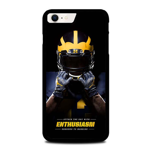 Michigan Wolverines Enthusiasm iPhone SE 2022 Case