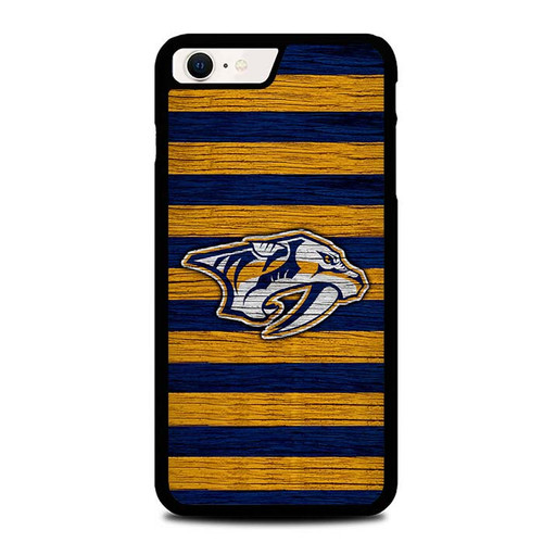 Nashville Predators Wooden Pattern iPhone SE 2022 Case