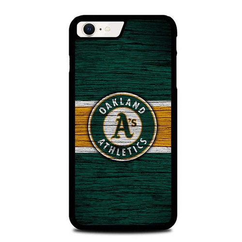 Oakland Athletics Wooden Pattern iPhone SE 2022 Case