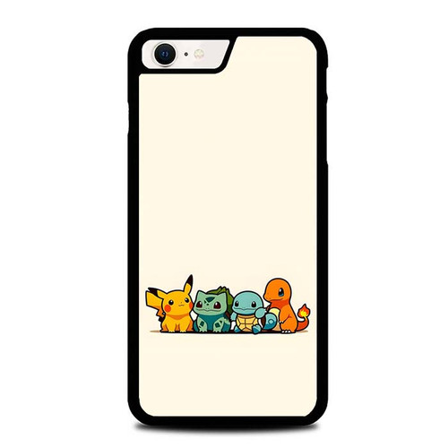 Pokemon Pikachu Bulbasaur Squirtle Charmander iPhone SE 2022 Case