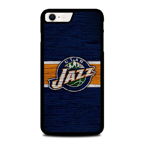 Utah Jazz Wooden Pattern iPhone SE 2022 Case