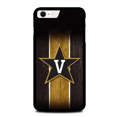 Vanderbilt Commodores Wooden Pattern iPhone SE 2022 Case