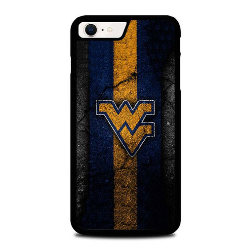 West Virginia Mountaineers Asphalt Texture iPhone SE 2022 Case