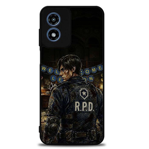 Resident Evil 2 Remake Welcome Leon Motorola Moto G Play 2024 Case