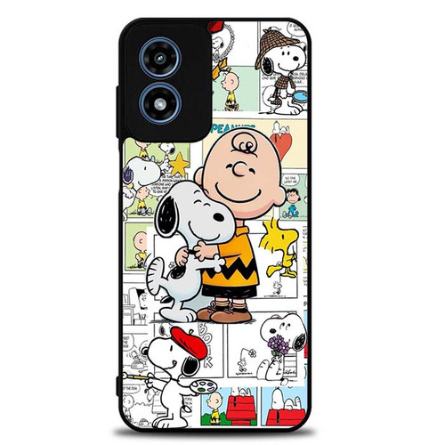 Snoopy Huging Motorola Moto G Play 2024 Case