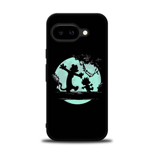 Calvin and Hobbes Play At Night Google Pixel 9A Case