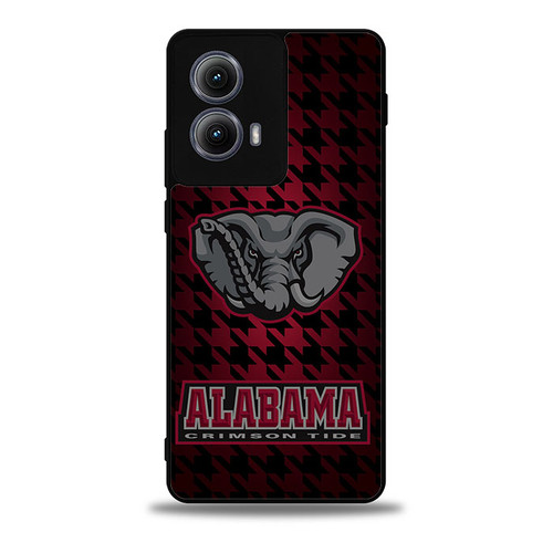 Alabama Crimson Tide Houndstooth 02 Motorola Moto Edge Case