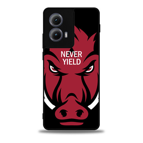 Arkansas Razorbacks Never Yield Motorola Moto Edge Case