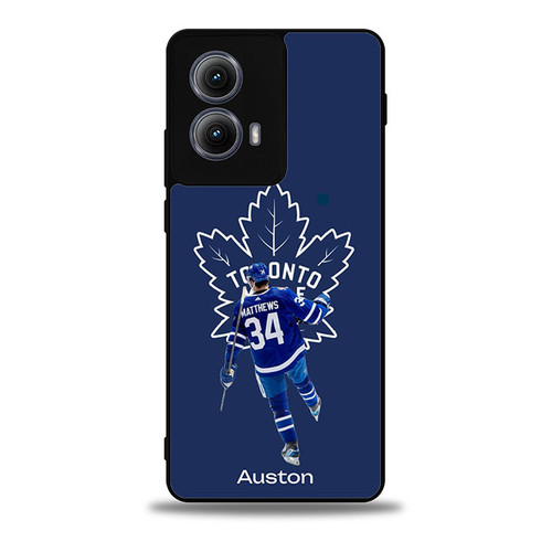 Auston Matthews Maple Leafs Motorola Moto Edge Case