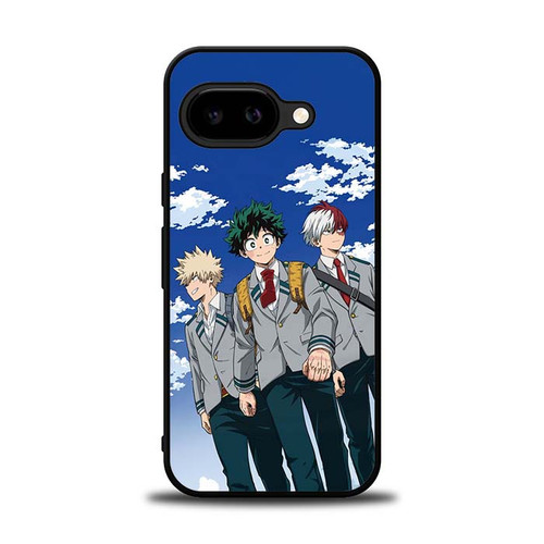 My Hero Academia Bakugo Midoriya and Todoroki Google Pixel 9A Case