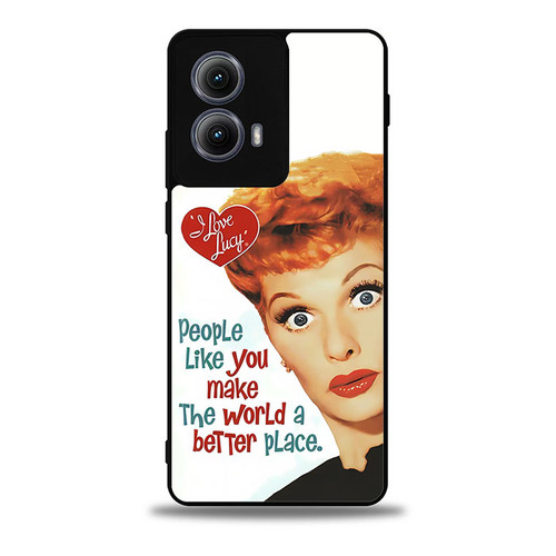 I Love Lucy Quotes Motorola Moto Edge Case