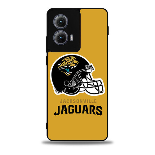 Jacksonville Jaguars Helmet Motorola Moto Edge Case