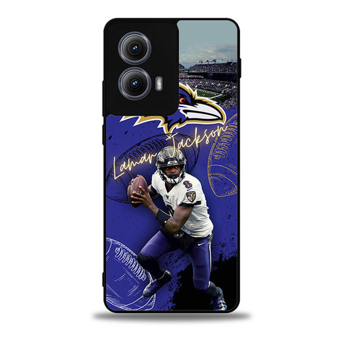 Lamar Jackson Baltimore Ravens Motorola Moto Edge Case