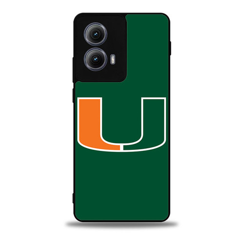 Miami Hurricanes 01 Motorola Moto Edge Case