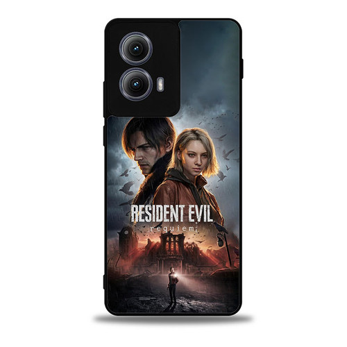 Resident Evil 9 Requiem Leon and Grace 01 Motorola Moto Edge Case
