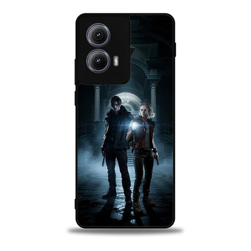 Resident Evil 9 Requiem Leon and Grace 02 Motorola Moto Edge Case