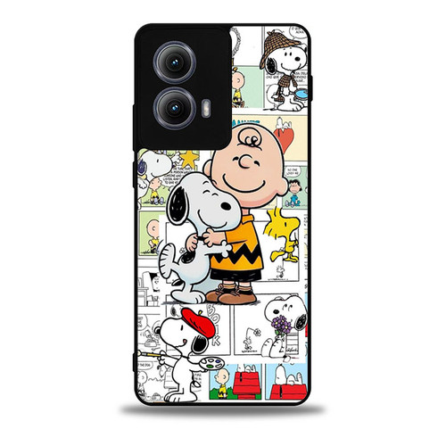 Snoopy Huging Motorola Moto Edge Case
