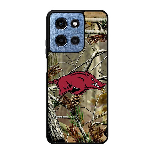 Arkansas Razorbacks Camo Motorola Moto G 5G 2025 Case