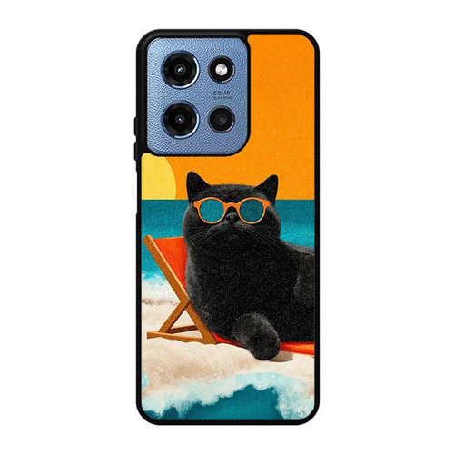Chill Like a Cat Motorola Moto G 5G 2025 Case
