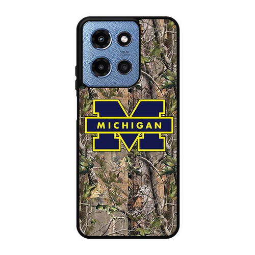 Michigan Wolverines Camouflage Motorola Moto G 5G 2025 Case