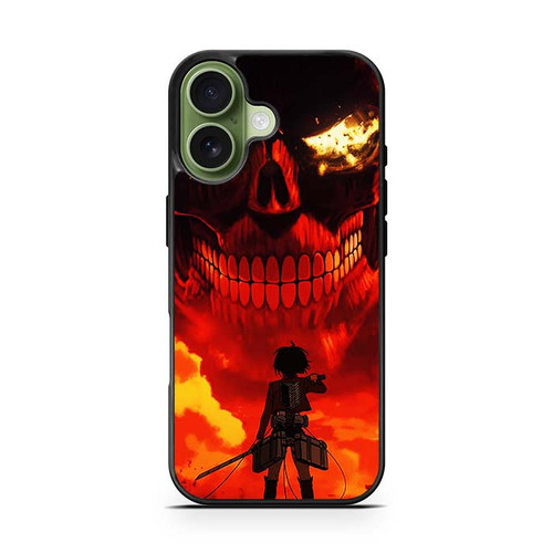 Attack on Titan Mikasa Vs Titan iPhone 17 Case