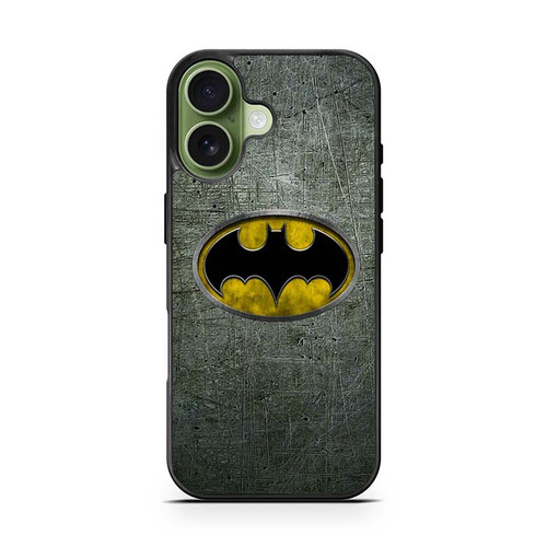 Batman Logo Wall Pattern iPhone 17 Case