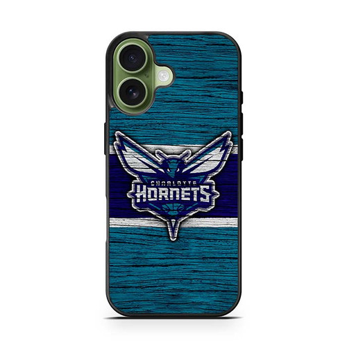 Charlotte Hornets Wooden Pattern iPhone 17 Case