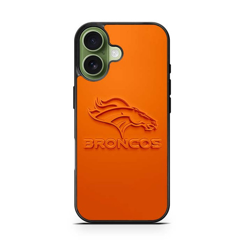 Denver Broncos Logo Orange iPhone 17 Case