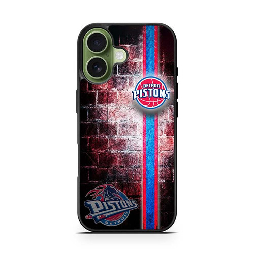 Detroit Pistons Bricks iPhone 17 Case