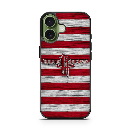 Houston Rockets Wooden Pattern iPhone 17 Case