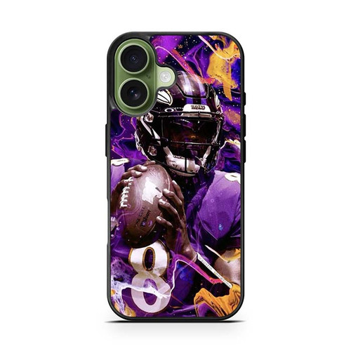 Lamar Jackson Baltimore Ravens 02 iPhone 17 Case