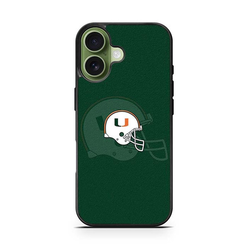 Miami Hurricanes Helmet iPhone 17 Case